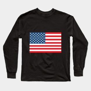 USA flag design Long Sleeve T-Shirt